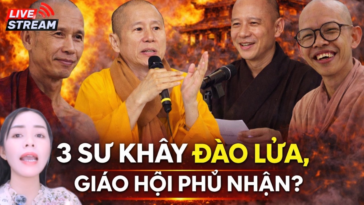🔴 NÓNG: 3 SƯ KHẦY BỊ TỐ “ĐÀO LỬA” ? Giáo Hội Phật Giáo Lập Tức Phủ Nhận! ⚠️