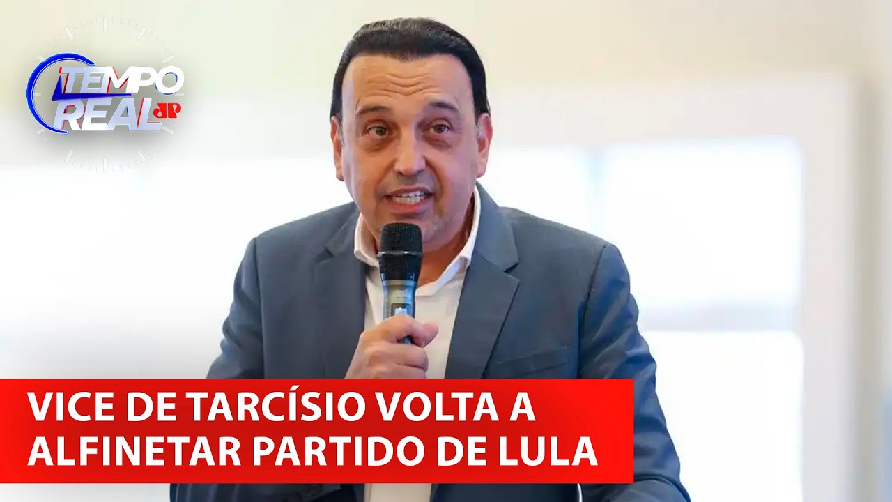 &ldquo;Reafirmo que PT &eacute; narcoafetivo&rdquo;, diz governador Felicio Ramuth | TEMPO REAL
