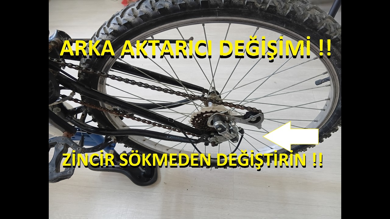 Bisiklet Arka Aktarıcı Değişimi !!