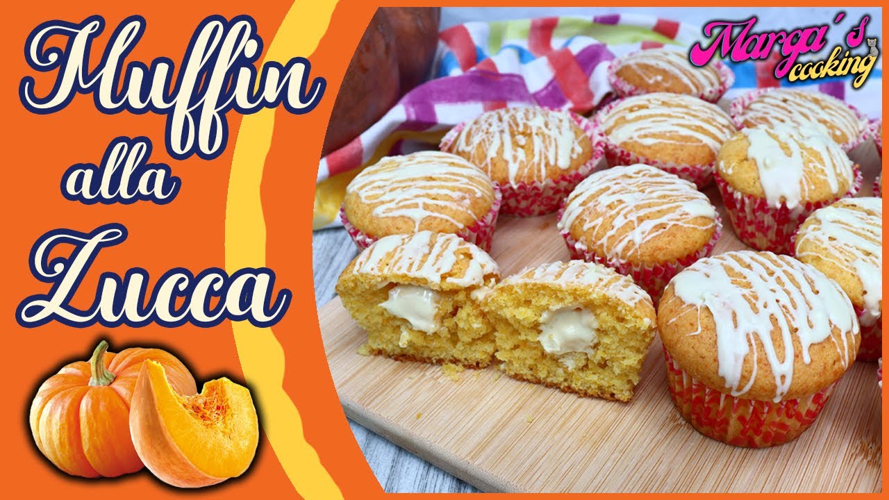 MUFFIN alla ZUCCA con sorpresa 😊 li prepari in pochi minuti e uno tira l'altro!