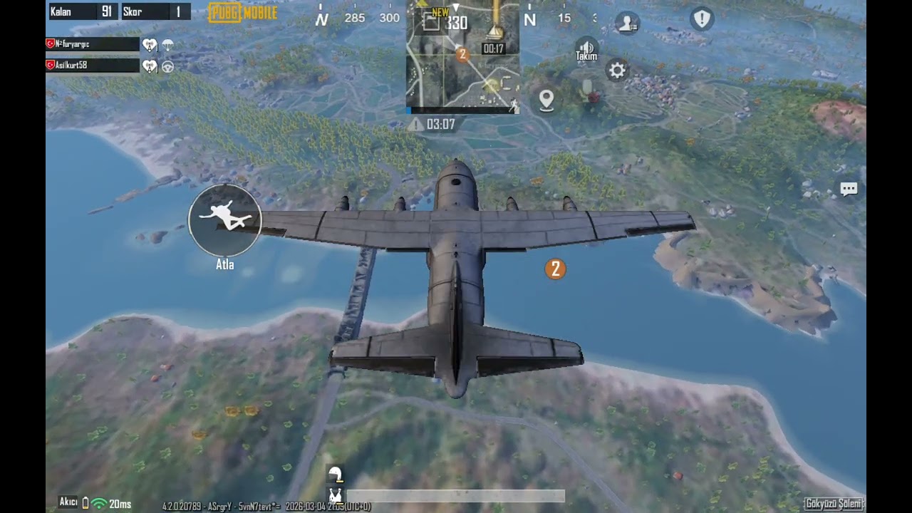 Bugün kuzenim selimle pubg oynadım 
