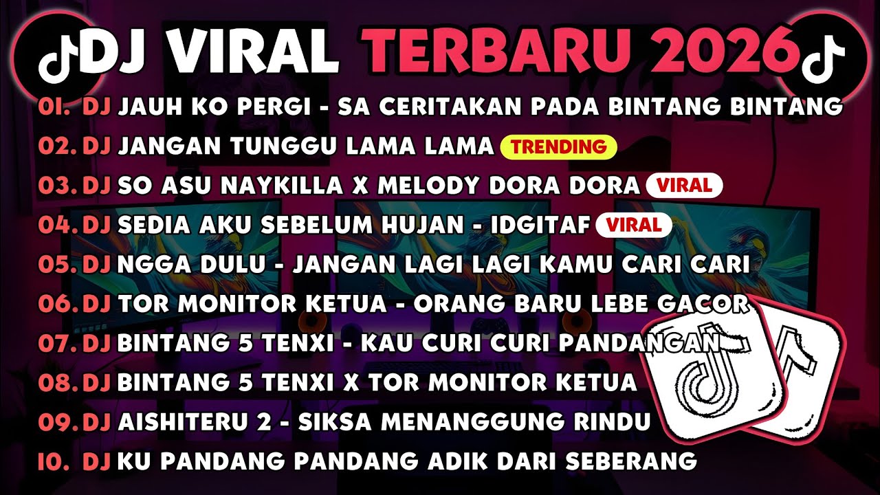 DJ TIKTOK TERBARU 2026🎵DJ JAUH KO PERGI SA CERITAKAN PADA BINTANG BINTANG🎵DJ JANGAN TUNGGU LAMA LAMA
