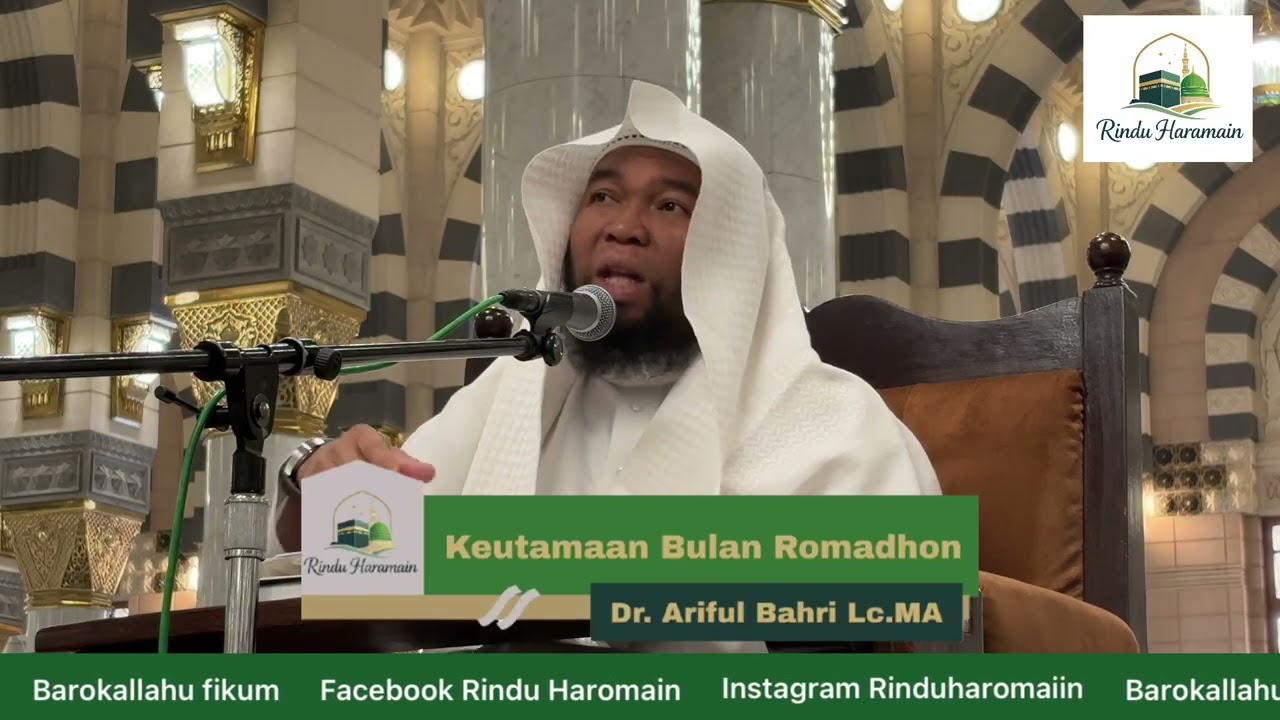 Live 01 Maret 2026 | Ustadz Dr. Ariful Bahri Lc.Ma | Kajian rutin bahasa Indonesia 