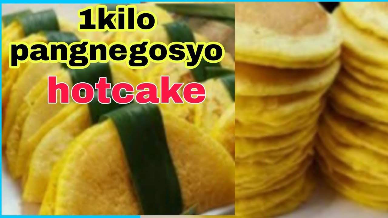 Pinoy HOTCAKE|pinoy pancake recipe|5pesos tutubo kana/1kilo recipe