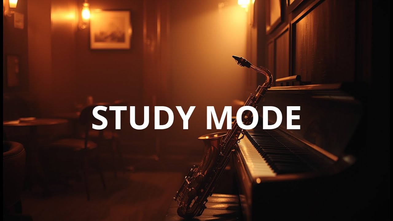 Concentration Jazz – Soft Piano & Sax for Long Study Sessions