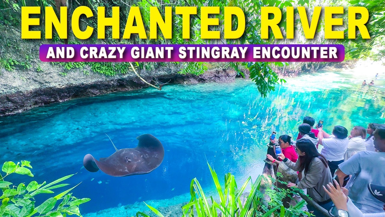The ENCHANTED RIVER of Mindanao | Unreal Crystal-Clear Water, GIANT Stingray Surprise & MORE!!