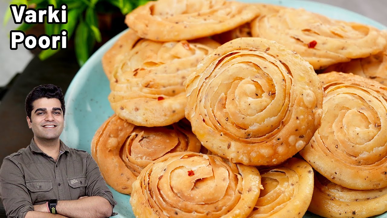 घर में नहीं होगा किसी को यकीन जब खाएंगे ऐसे परतदार खस्ता नमकीन - Varki PURI Recipe Tea time SNack