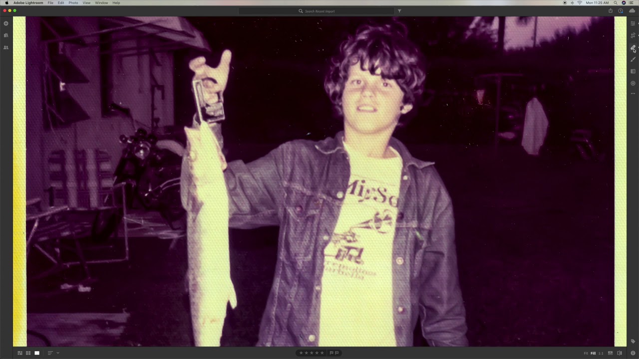 How to restore an old photo in photoshop lightroom