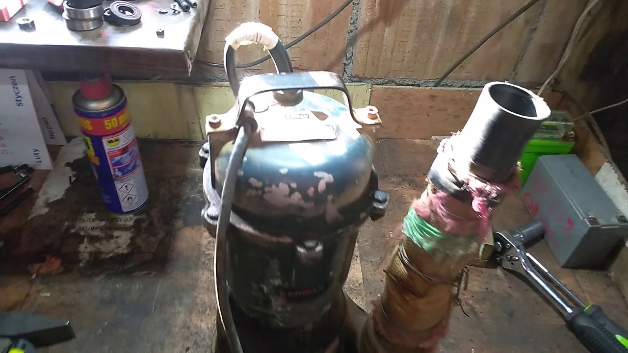 Autopsja pompy wody Erman WQD 10-8-0.55
