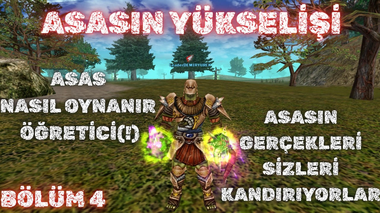 ASAS HAKKINDA T&Uuml;M GER&Ccedil;EKLERİ BİLİN (!) 🔪 ASASIN Y&Uuml;KSELİŞİ #4 👑 Knight Online 👑