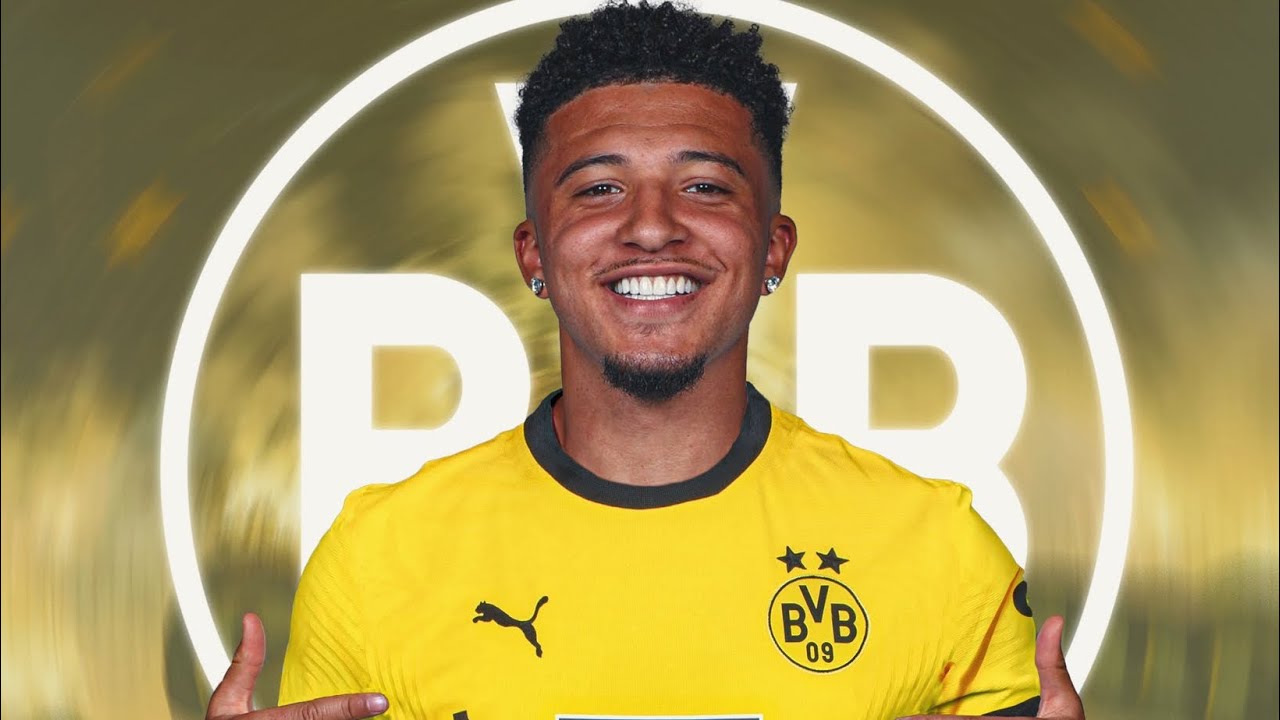 🟡⚫️🛬 Jadon Sancho, back in Dortmund.#football #bvb #shorts