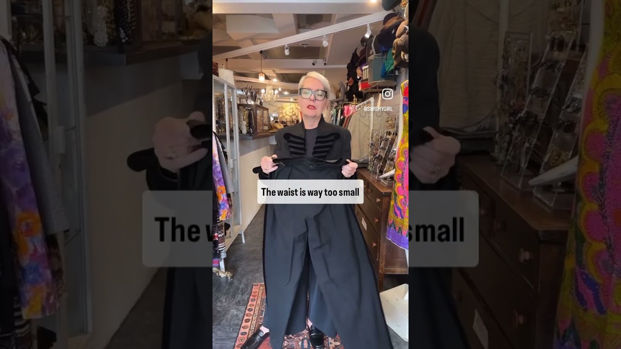 Vintage Insights with Swish and VERY RARE THIERRY MUGLER! Iconic 80s designer tuxedo!