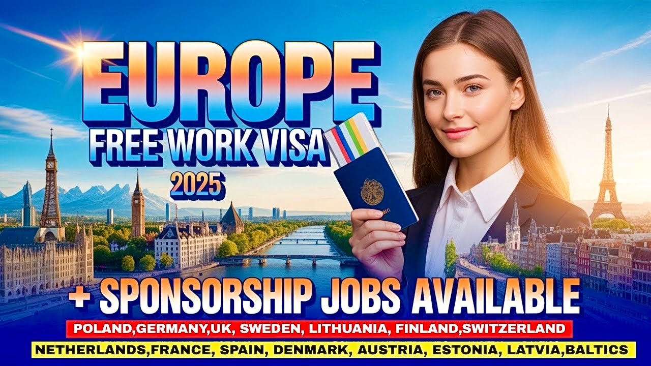 യൂറോപ്പിൽ ഇത്രയും അവസരങ്ങളോ! 😯 | Free Visa + Sponsorship Jobs #europe 