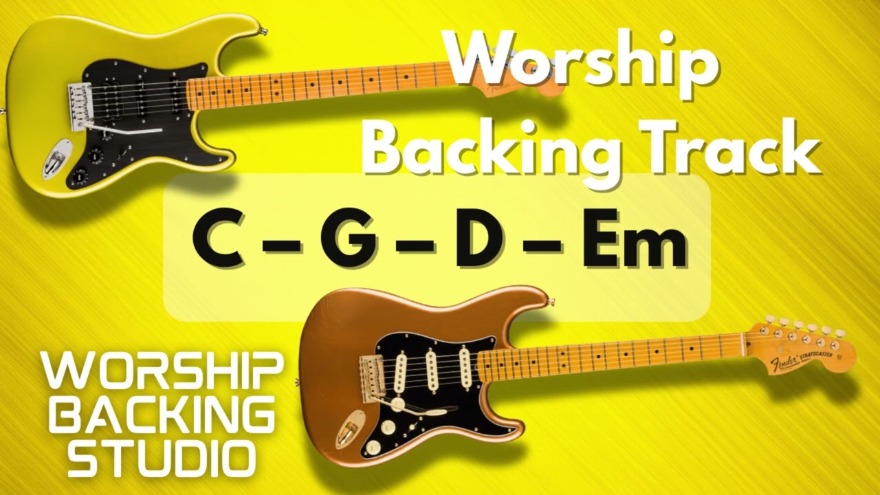 WORSHIP BACKING TRACK G Major | C – G – D – Em | Guitar Backing Track