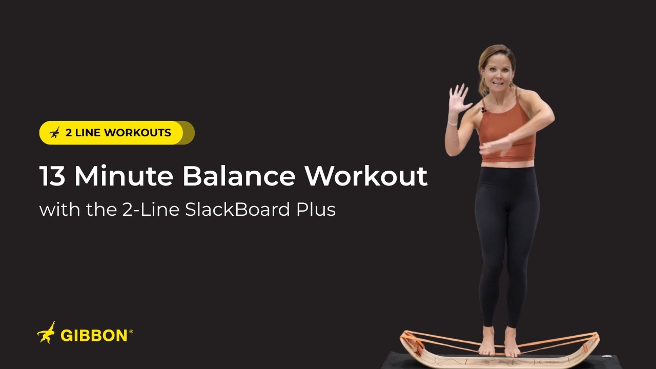 Balance Workout on the SlackBoard PLUS with 2 Lines