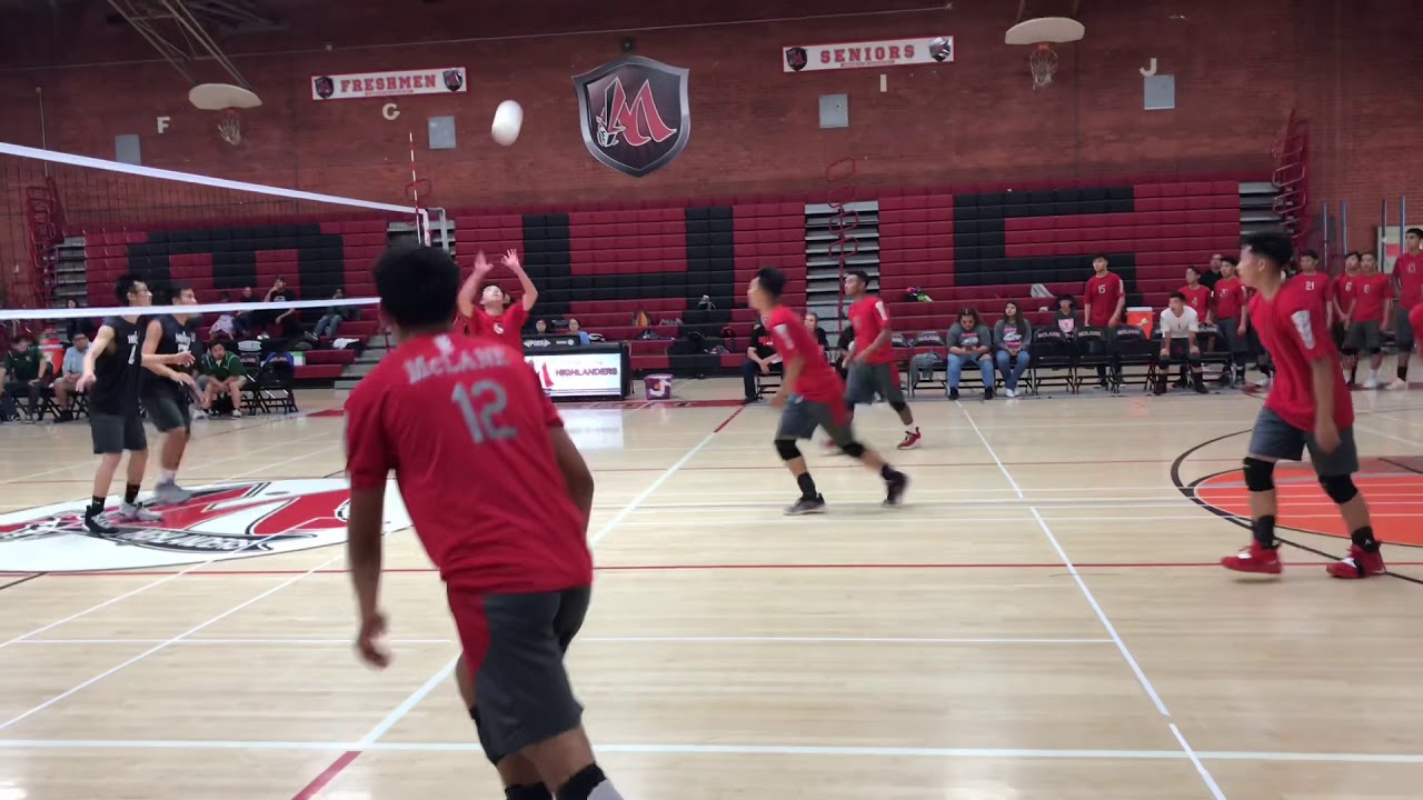 Volleyball McLane High vs Hoover High 5/1/2019
