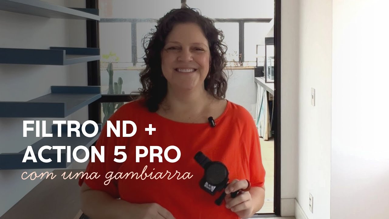 Testei filtro ND na Action 5 Pro com suporte universal de celular (funciona?)