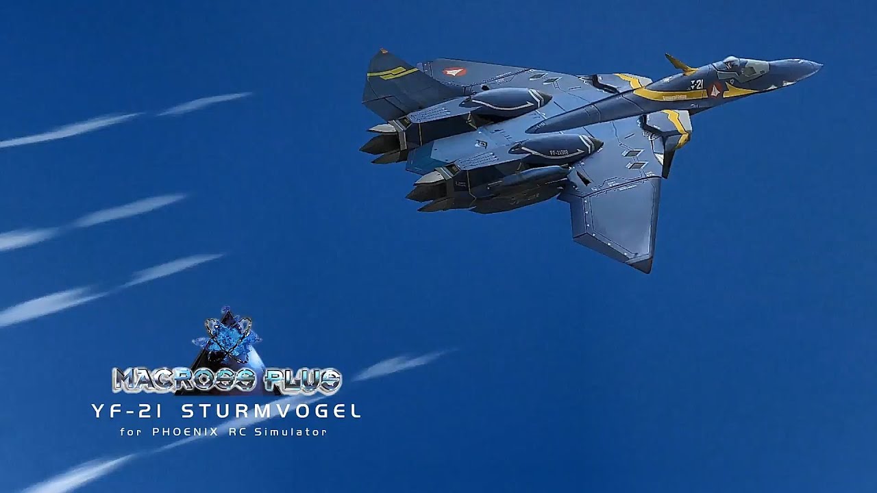 Macross Plus YF-21 Sturmvogel for Phoenix RC simulator