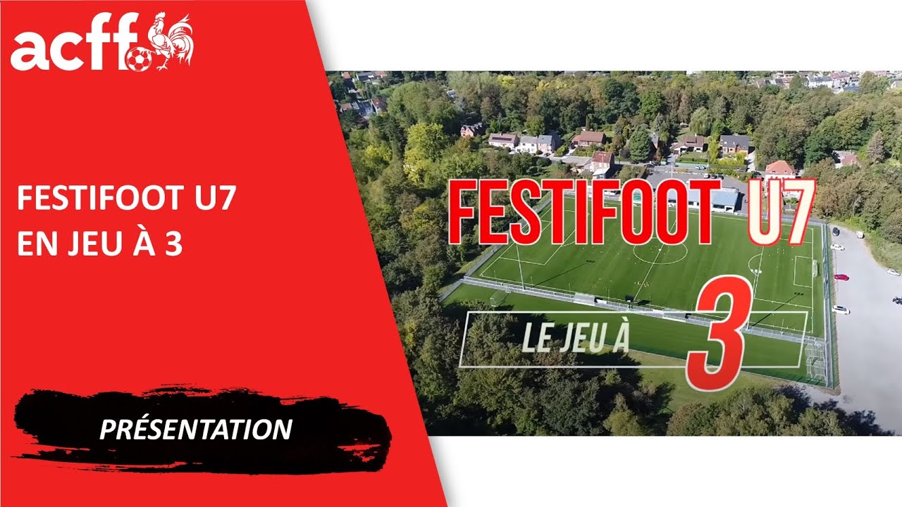 Festifoot U7 en jeu à 3