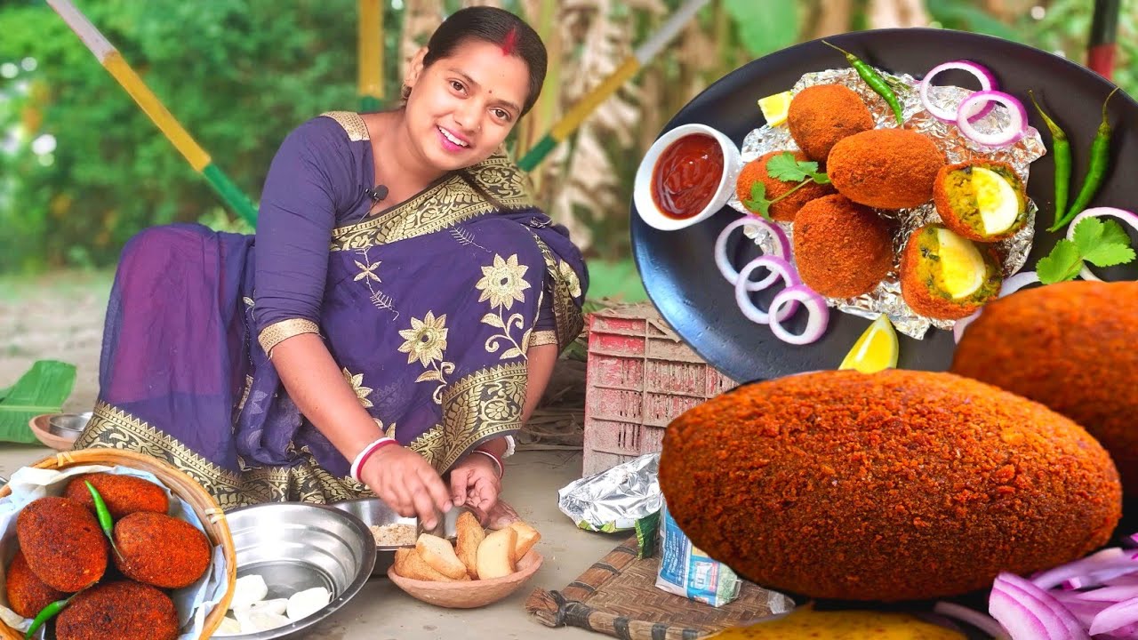 Dimer Devil Recipe | Egg Devil | | Bengali Egg Chop | Dimer Chop | Kolkata Style Egg Devil Snack