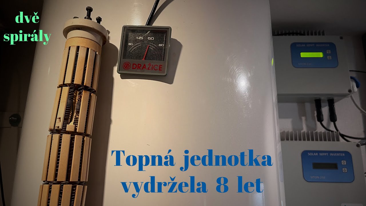 Výměna topného tělesa v bojleru Dražice 