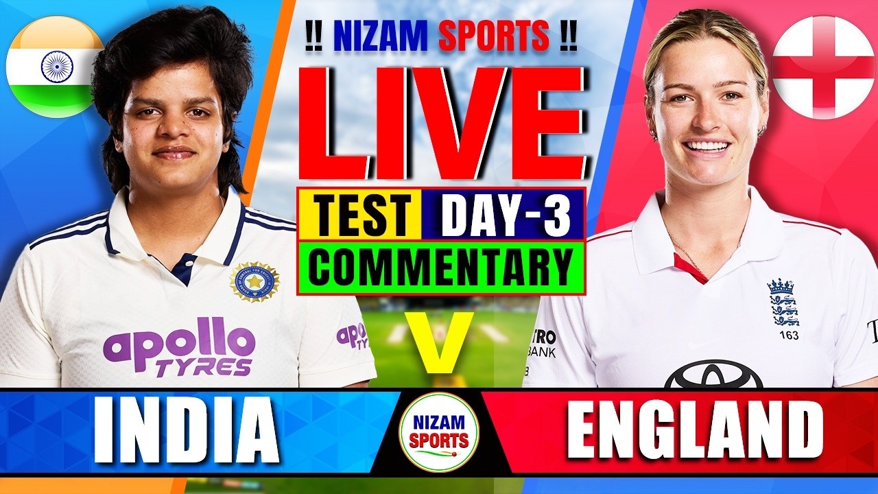 🔴Live: India vs England | Day 3 | Live Cricket Score & Commentary