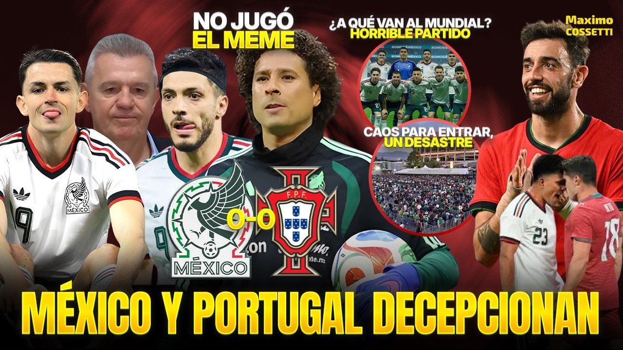 MEXICO 0 PORTUGAL 0 | DISGUSTING GAME OF MEXICAN DISAPPOINTMENT | WHAT ARE THEY GOING TO THE WORL...