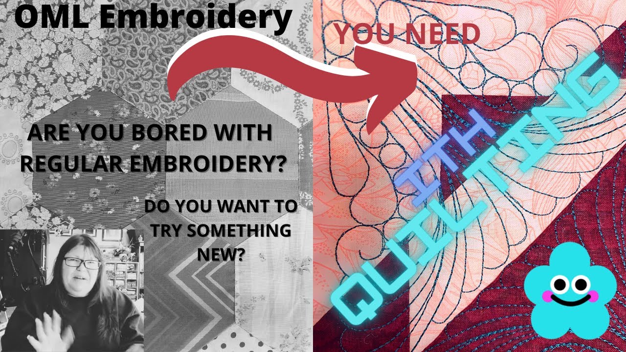 OML Embroidery:  Machine embroidery quilting in the hoop (ITH)