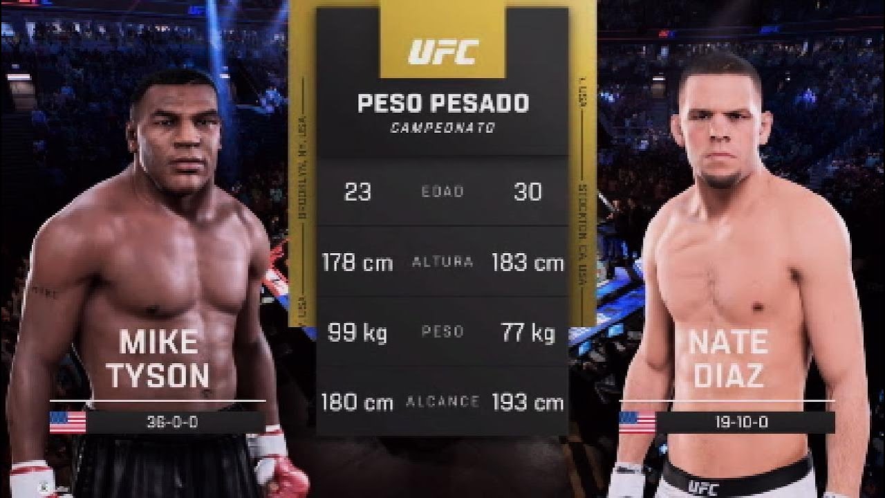 UFC 5 | Mike Tyson vs. Nate Diaz Alter Ego | EA SPORTS UFC 5 Iron Mike Standing Fight