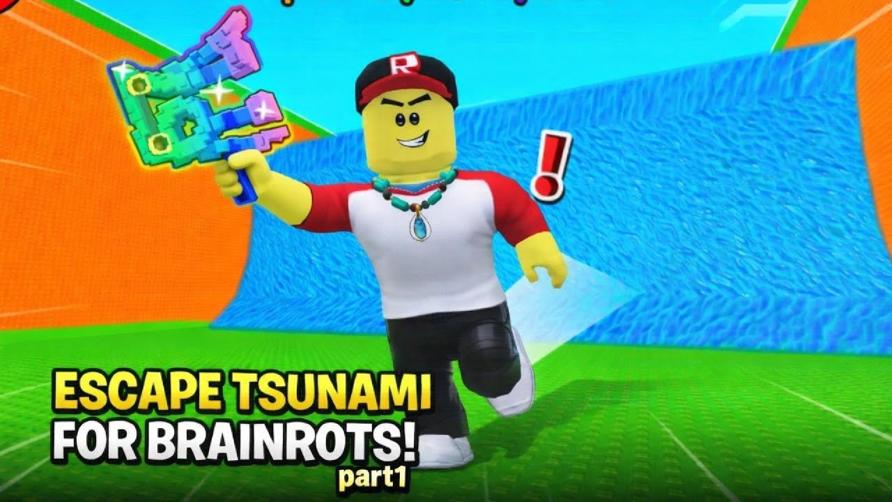 ESCAPE TSUNAMI FOR BRAINROTS! part1 #roblox #escapetsunamiforbrainrots #stealabrainrot