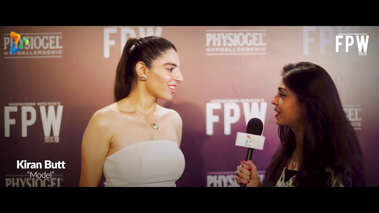 The glam-girl Kiran Butt in conversation with us at the FPW'19