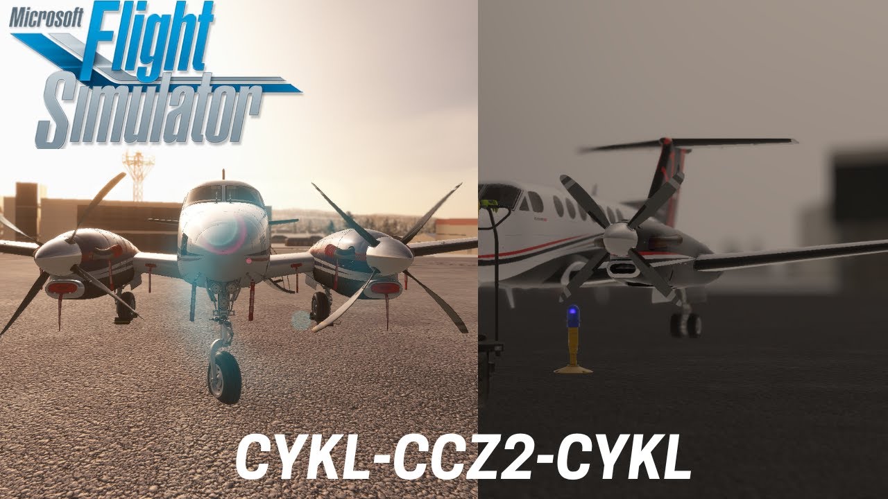 Epic Canadian Flight | C90X VS King Air 350i Back-to-Back | Microsoft Flight Simulator 2020