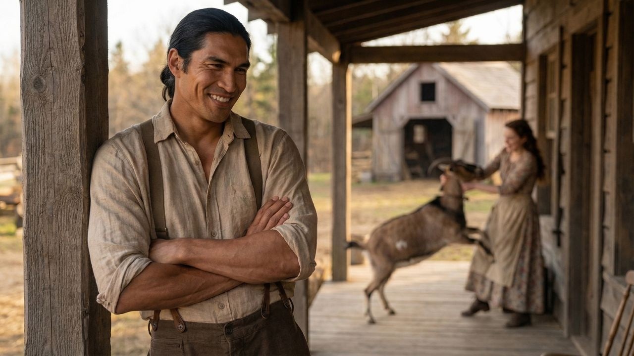 The Apache Man’s Hidden Smile: The Day a City Girl Turned His Orderly Ranch Into a Goat Circus.