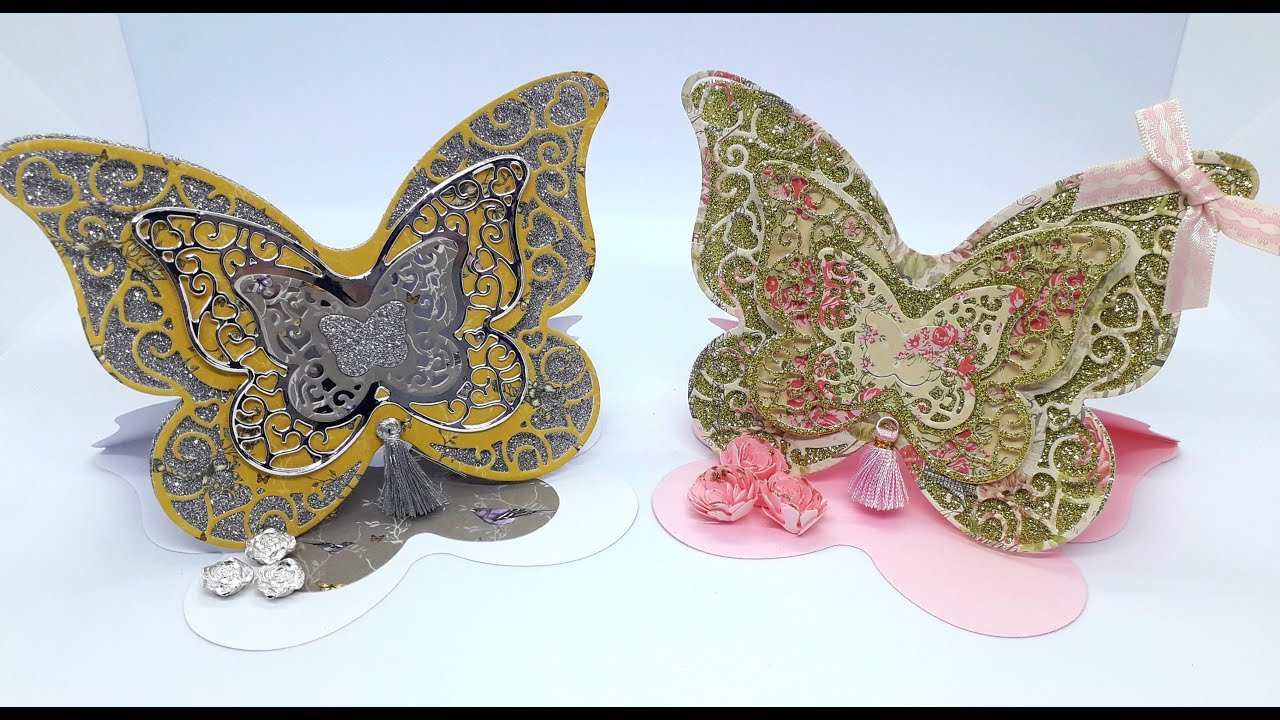 Beautiful Butterfly Easel Card (FEAT ALINACRAFT)