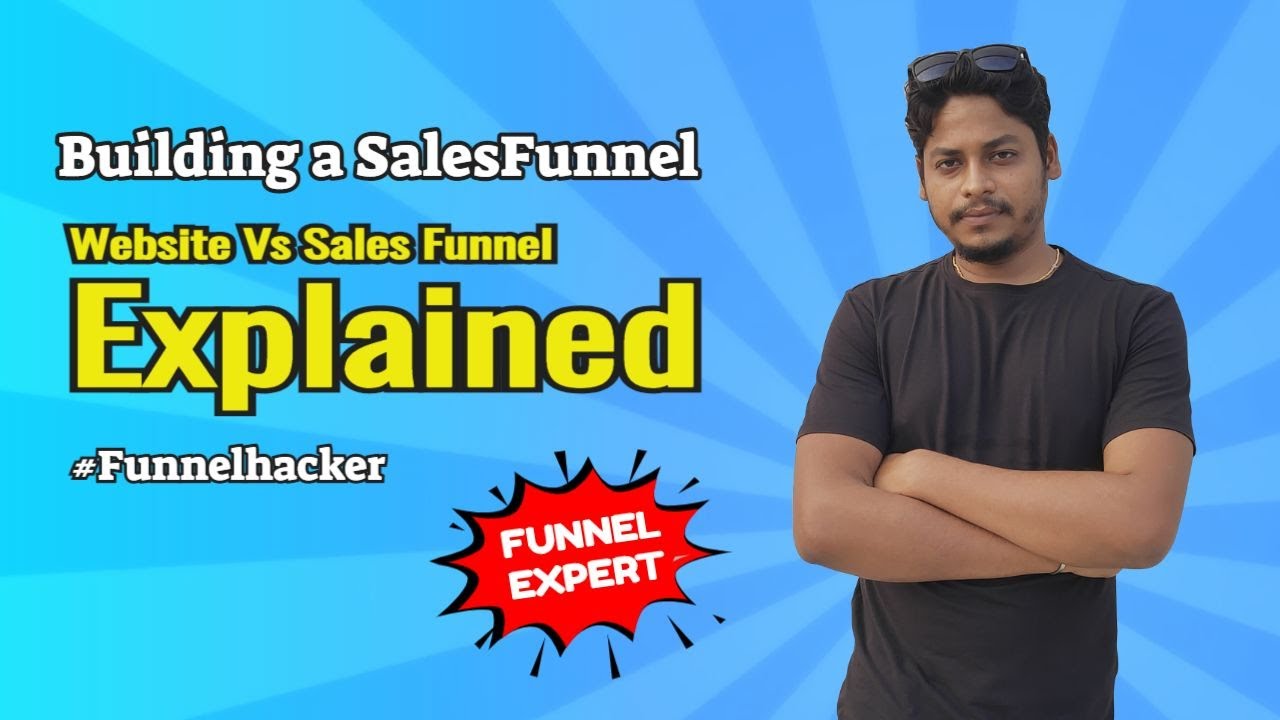 Website Vs Sales Funnel Explained - #funnelhacker | Designer Ramesh - Funnel Expert
