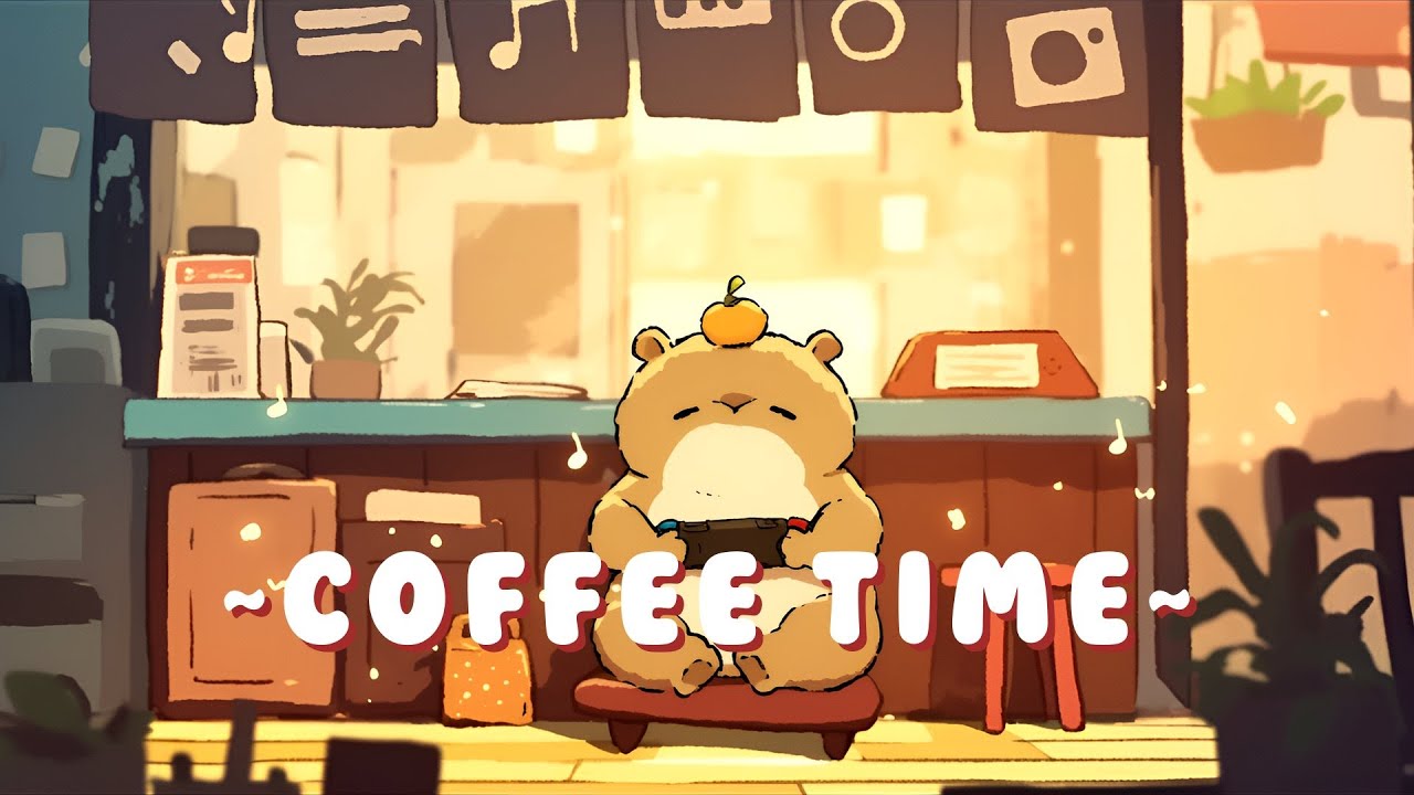 Capybara Chill Radio - Relaxing Jazz Hop Collection ~ Tranquil Mood ~ 🦫 🌿 ☕
