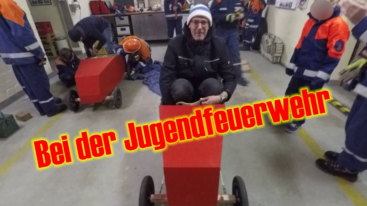 Jugendfeuerwehr zeigt uns deren Seifenkisten
