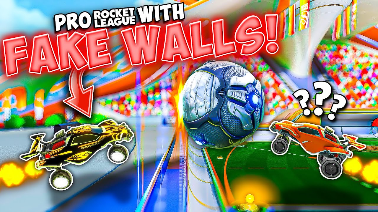 Pro Rocket League, but ALL of the walls are FAKE