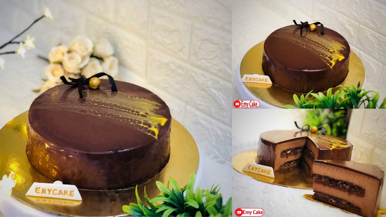 موس الشوكولاته بحشوه الفيوتين المقرمش💪🏻وطريقه عمل spider effect بمكونات بسيطه👌🏻 #chocolatemousse