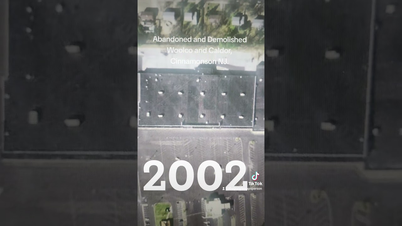 Abandoned and DemolishedWoolco and Caldor,Cinnamonson NJ.