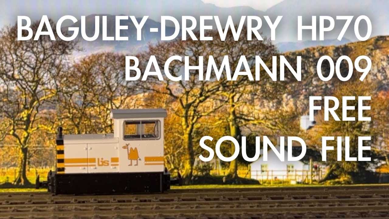 Sound installation for the Bachmann 009 Baguley-Drewry 70HP