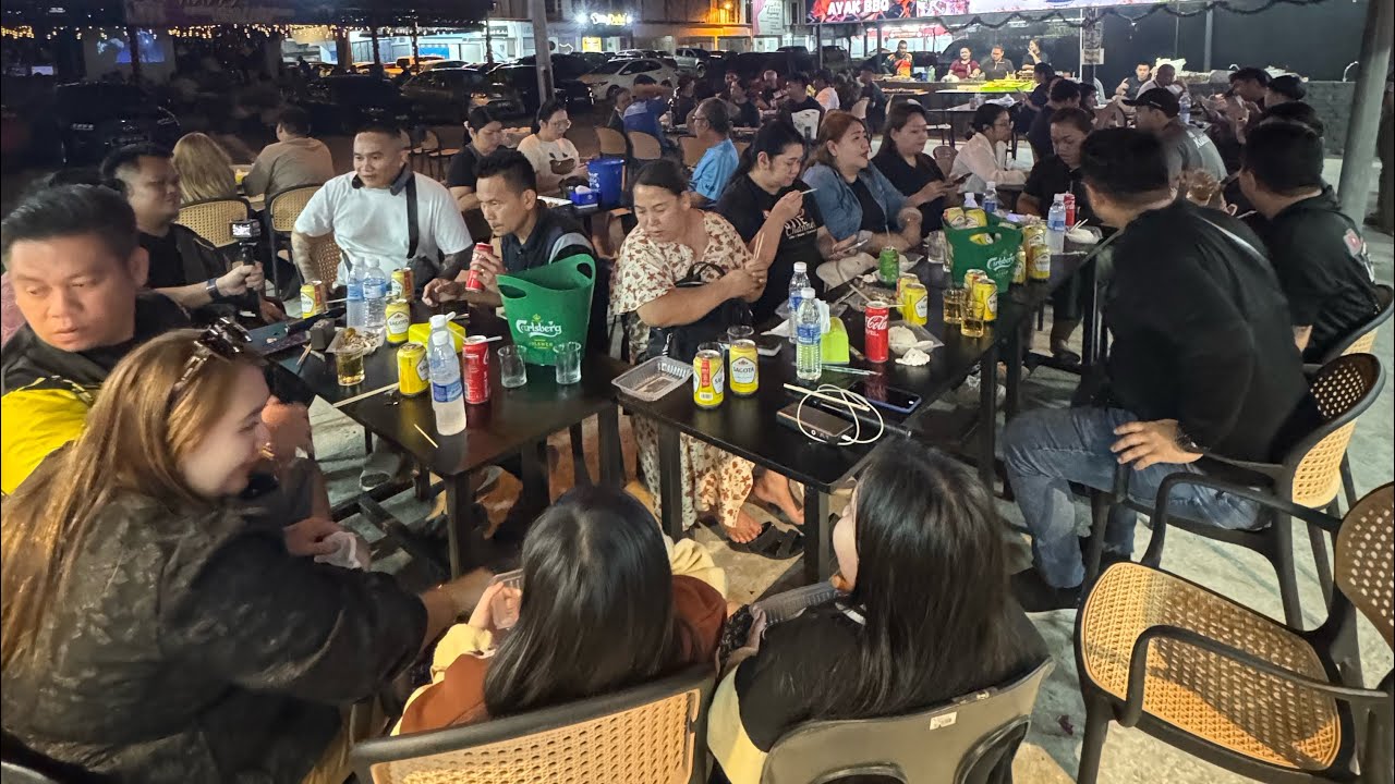 MASRI BAWA OLE OLE DARI BAKUN // HABIS BENGKEL YOUTUBER SANTAI MAKAN DI URANG TUAI BBQ // 