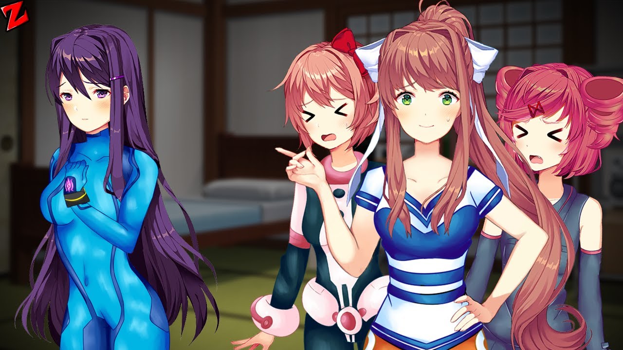The Literature Club visits a Haunted House (DDLC MOD)