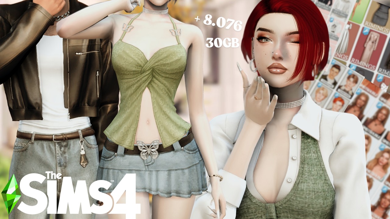 O MELHOR PACK DE CC + 8.076 ITENS!! THE SIMS 4 | 2025🌙
