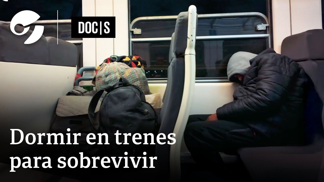 DORMIR EN EL TREN: la dura realidad de quienes duermen en trenes y estaciones en Argentina