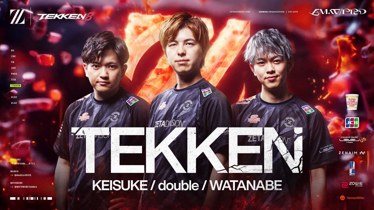 TEKKEN部門始動！新加入3人組のヒートな意気込みをぶつけます。 // double, KEISUKE & WATANABE