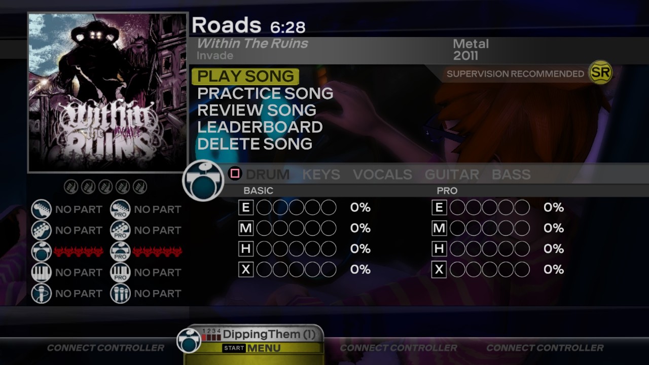 Roads by Within The Ruins - Pro Drums (Autoplay)