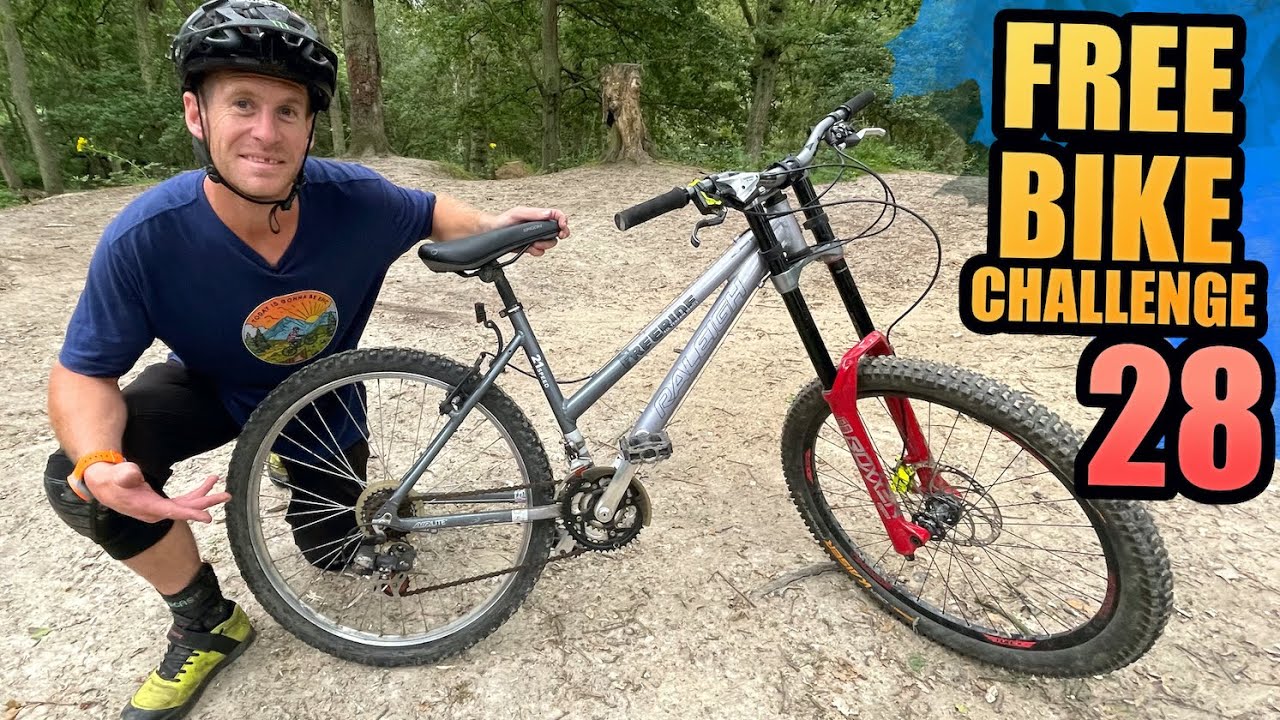 FREE BIKE CHALLENGE - ЧАСТЬ 28 - ЖЕНСКИЙ ФРИРАЙД-МОРСКОЙ ВЕЛОСИПЕД С ВИЛКАМИ ДЛЯ ДАВЛЕНИЯ!