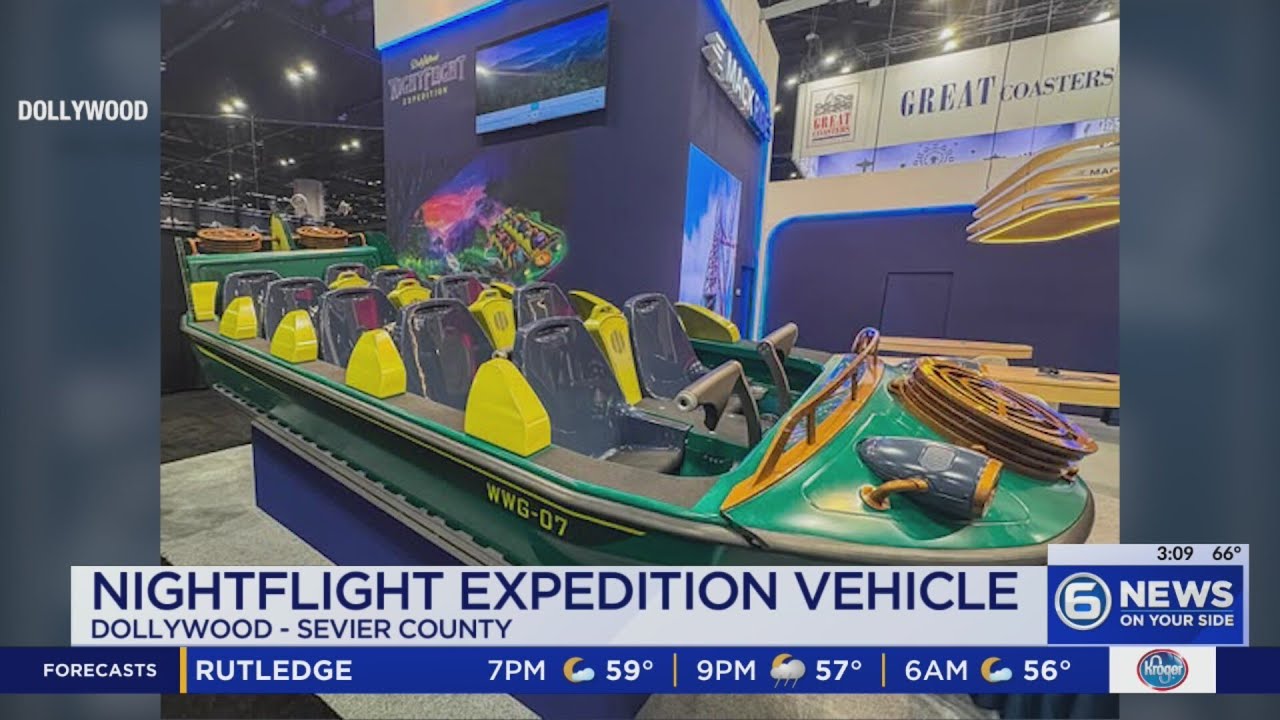 Dollywood unveils NightFlight Expedition ride vehicles