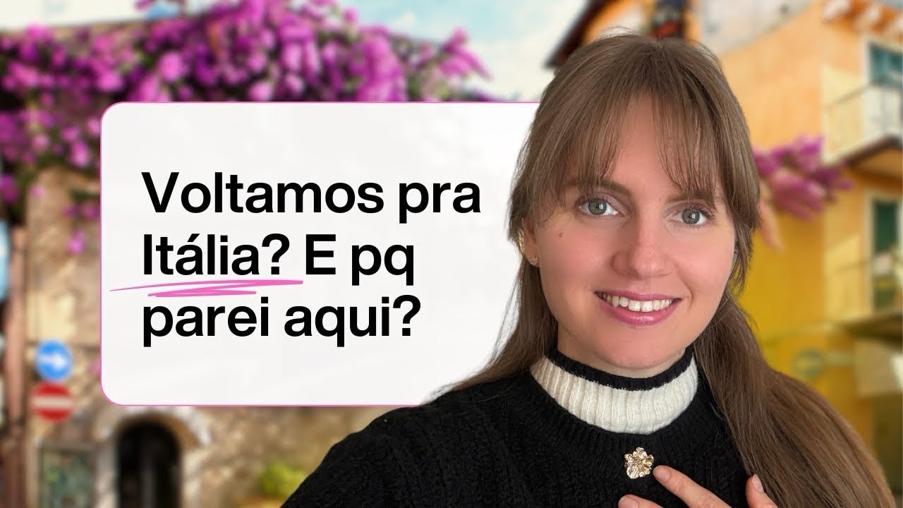 Voltamos pra Itália? Muitas novidades!